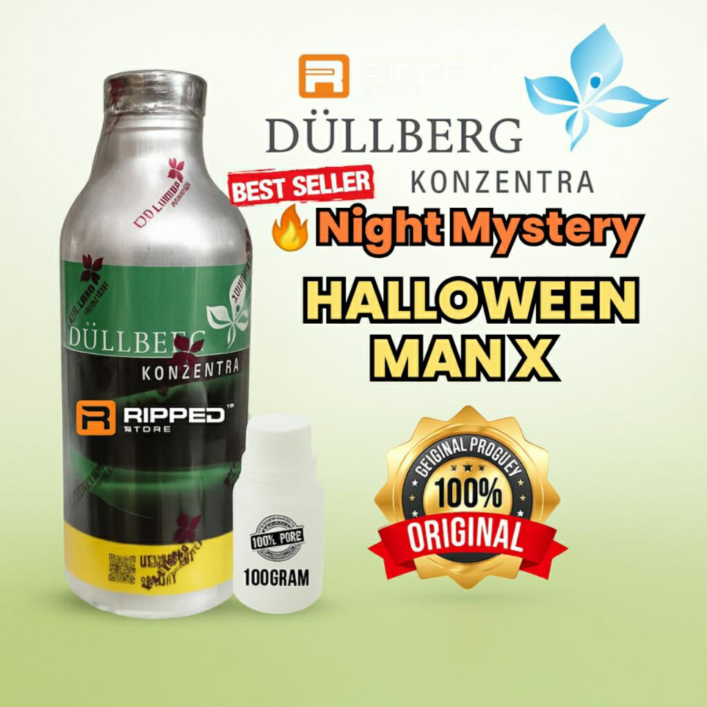 100ml Night Mystery Bibit Parfum Murni Halloween Man X Original Dullberg