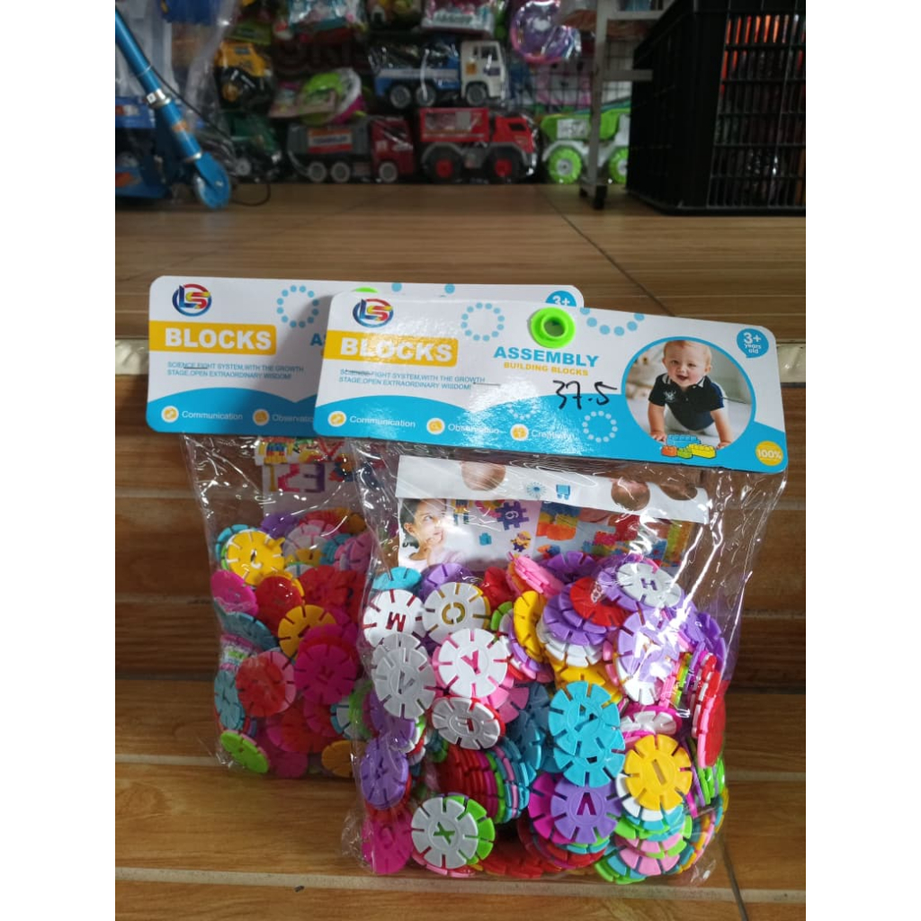 mainan anak blocks assembly bulat lb6