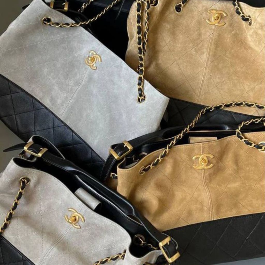 Bag LB1CH-003(001) CH 25A Shopping Bag 24/25 Suede Tas Wanita