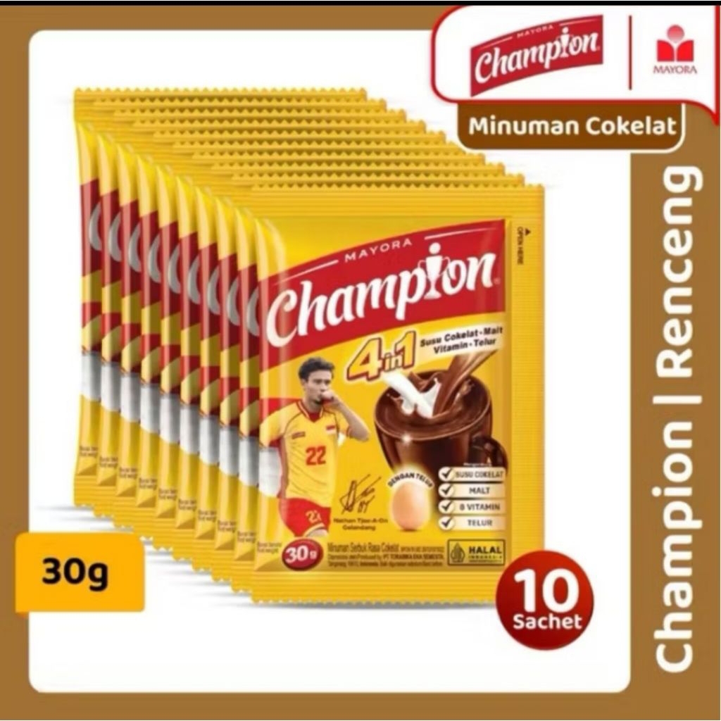 ENERGEN CHAMPION SUSU COKLAT 1 RENCENG