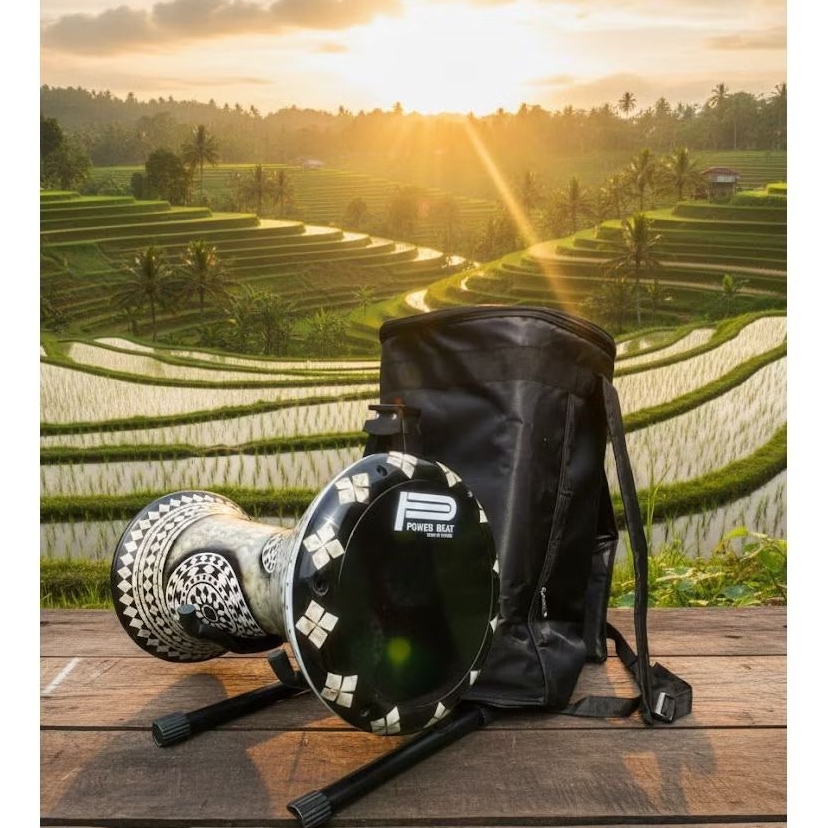 Darbuka Motif 8inch Termurah Bahan Alumunium Free Kunci L