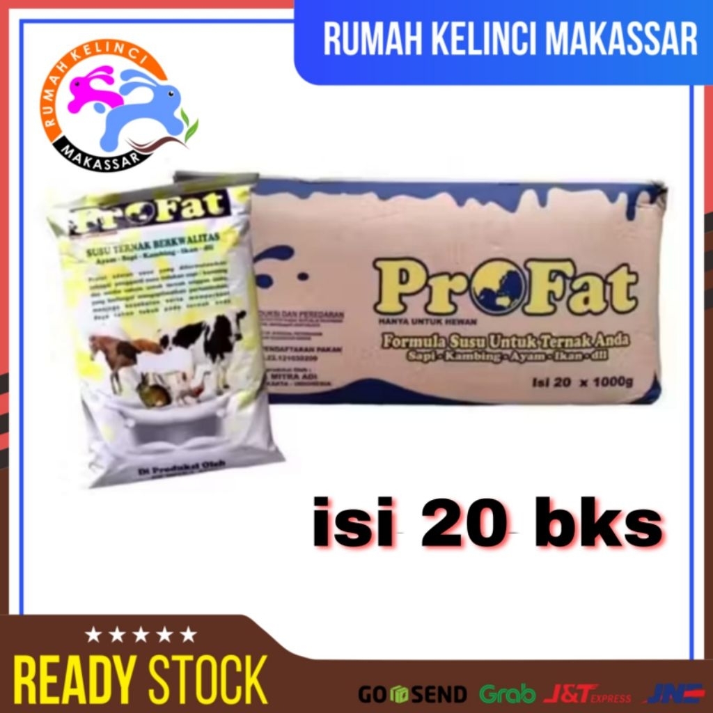 Susu Profat 20kg Profat 1 Dus Susu Indukan hewan ternak sapi kerbau kelinci kambing ayam