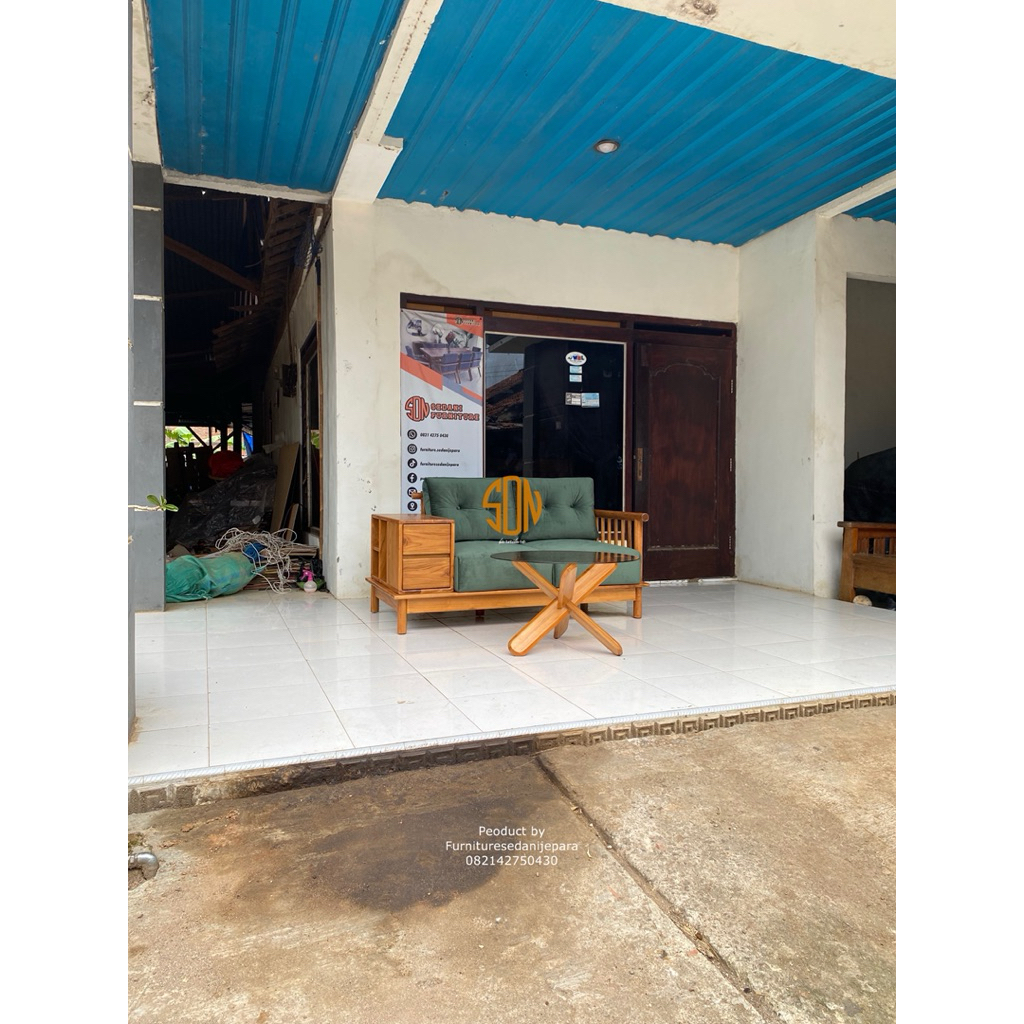 Sofa jack 150cm + meja