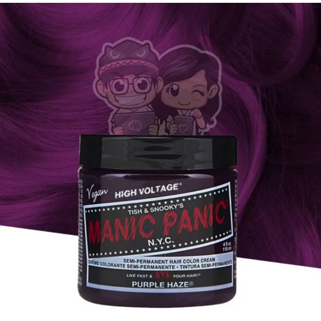 Manic Panic Classic Purple Haze Cat Rambut Vegan