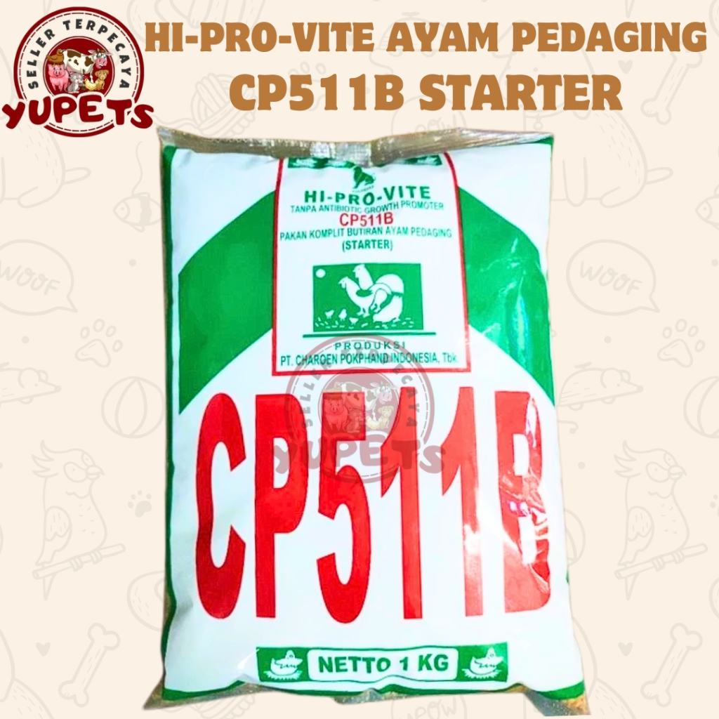 Makanan Ayam HI PRO VITE 511B Untuk Anak Ayam Pedaging