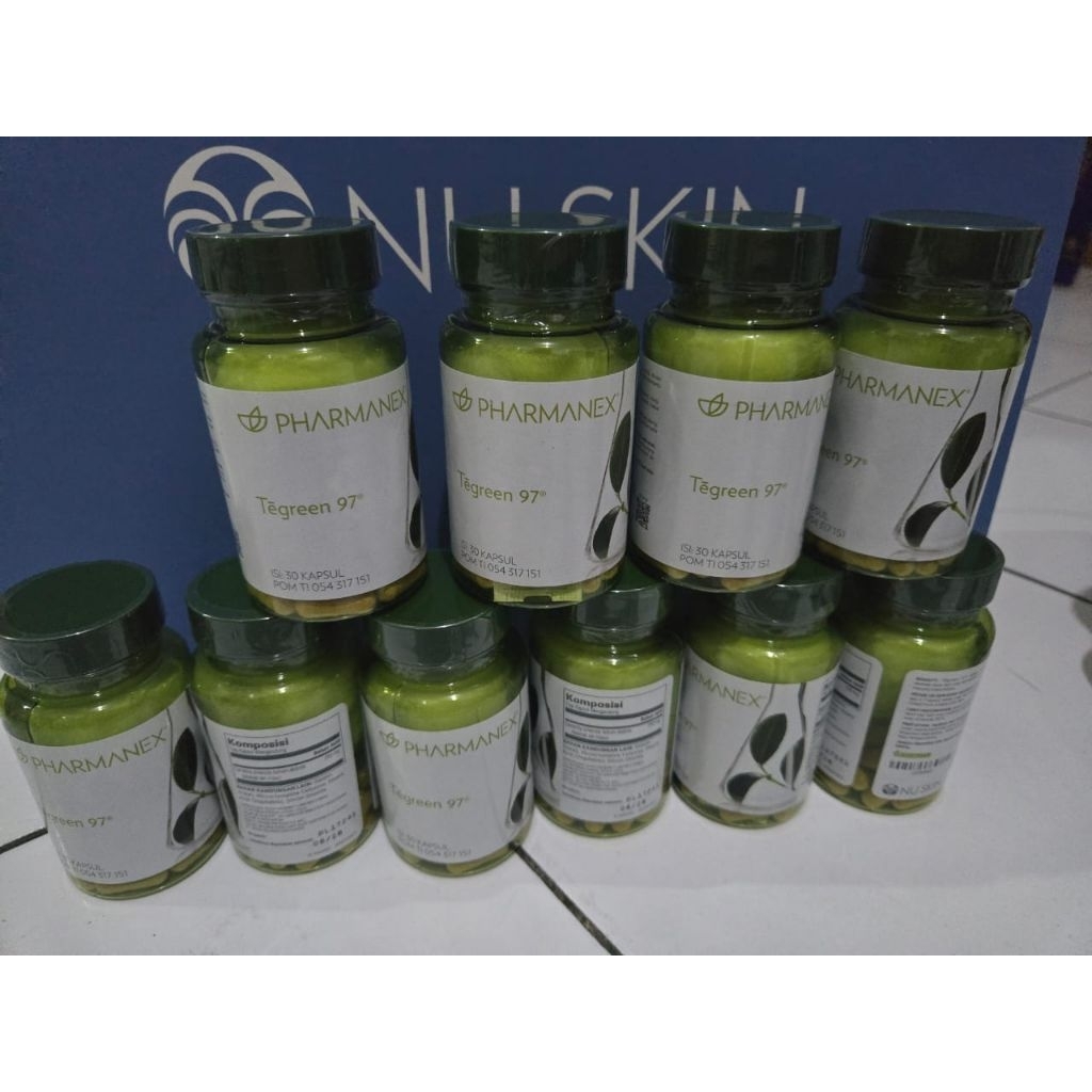 Tegreen97 30 Kapsul Ed 06/2026 Pharmanex Tegreen97 Tegreen97 Nu  Skin Teagreen Te Green Tea Green