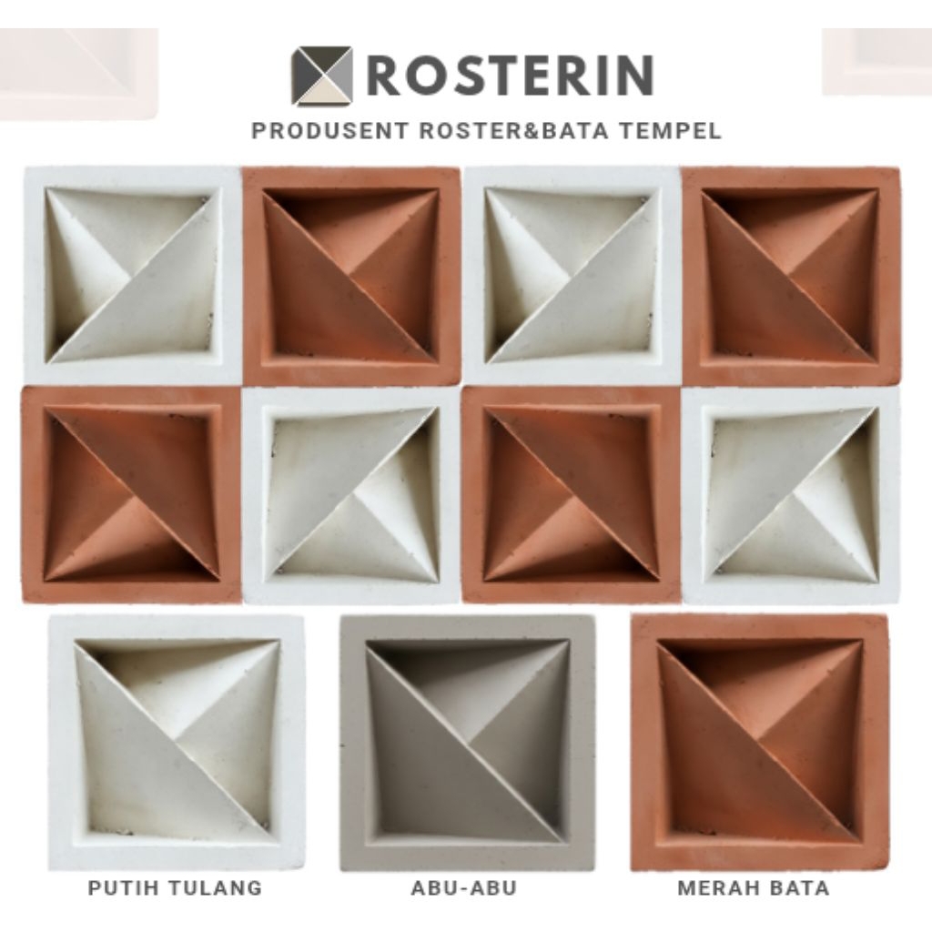 JUAL ROSTER MINIMALIS ROSTER BETON ROSTER MODERN ROSTER LUBANG ANGIN ROSTER TYPE 3D