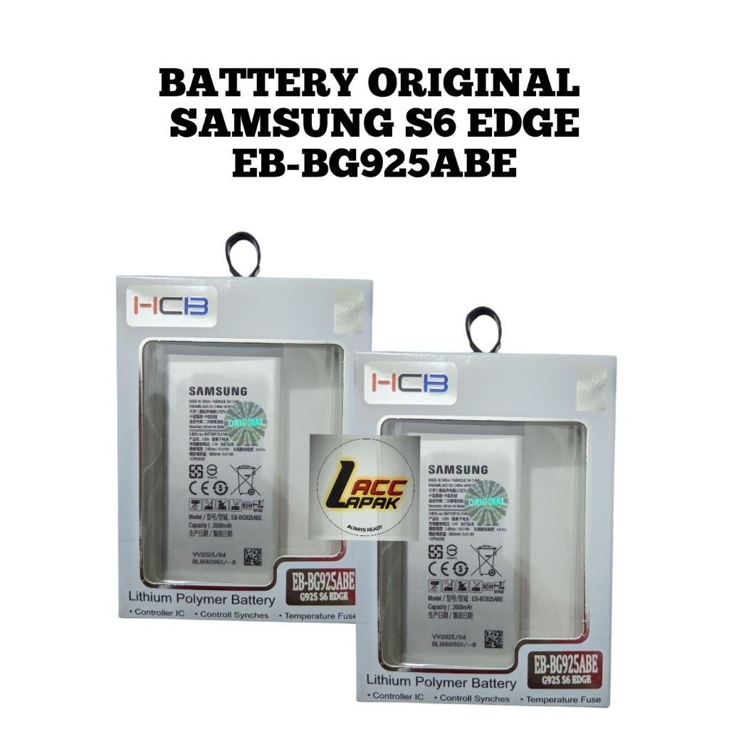Batre Baterai Samsung Galaxy S6 Edge G925 Original 100% - Batrei Battery Samsung S 6 Edge Ori
