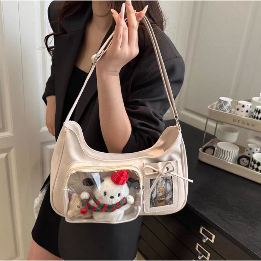 AURA Bag - Tas Selempang Wanita Shoulder Bag Wanita Korea Tas Wanita Korea Tas Lucu Wanita Lilou Bag