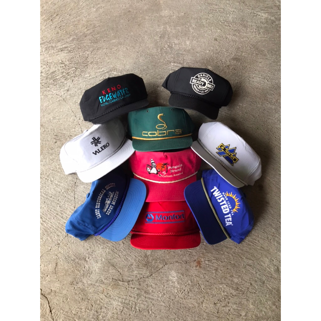 Ropehat vintage/vintage ropehat/ topi tali kapal/ vintage usa/ topi  vintage/ ropehat corduroy/ cord