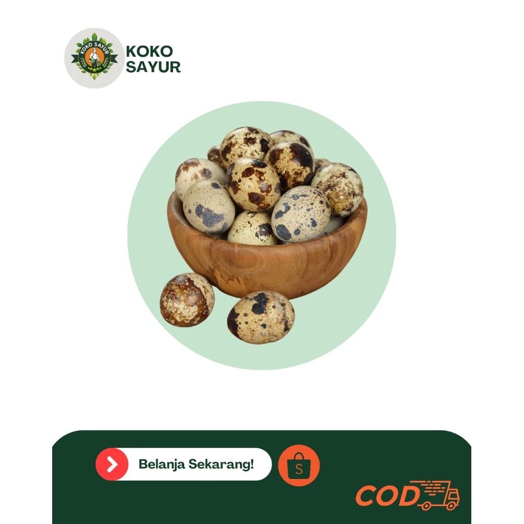 Telur Puyuh - 250gr Mentah/Mateng