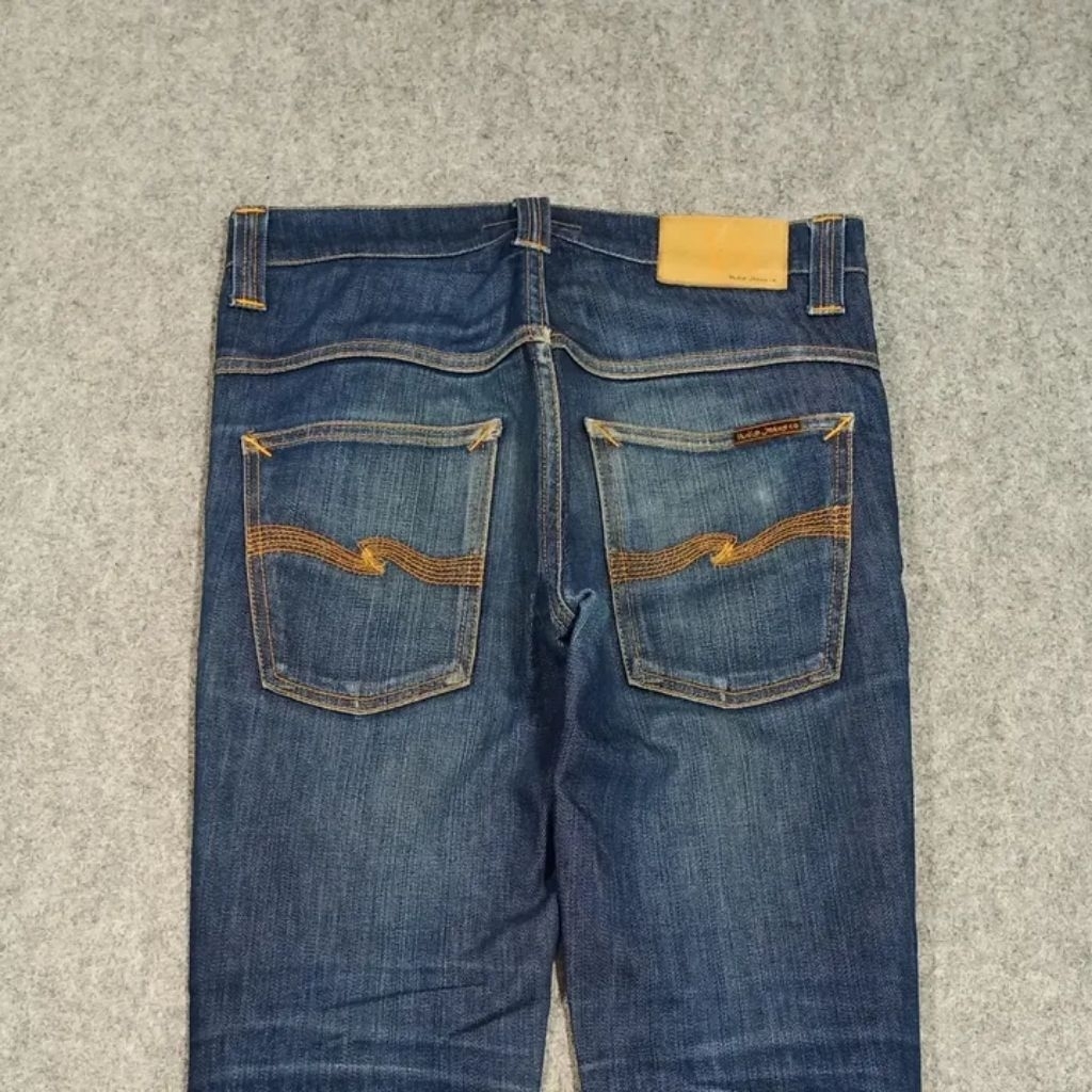 Celana slim fit jeans panjang pria NUDIE JEANS size 29 second