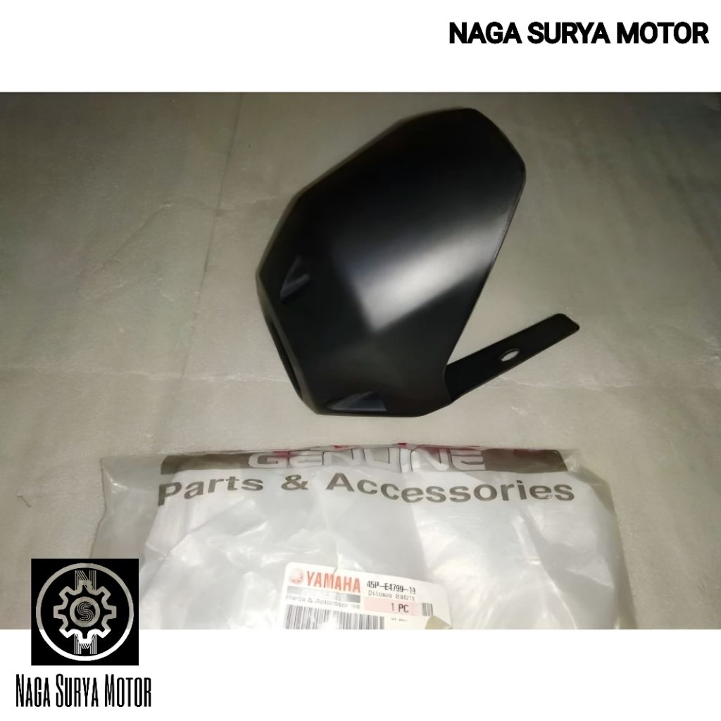 Cover ujung knalpot Yamaha Byson karbu 45P-E4799-10 ORI YGP