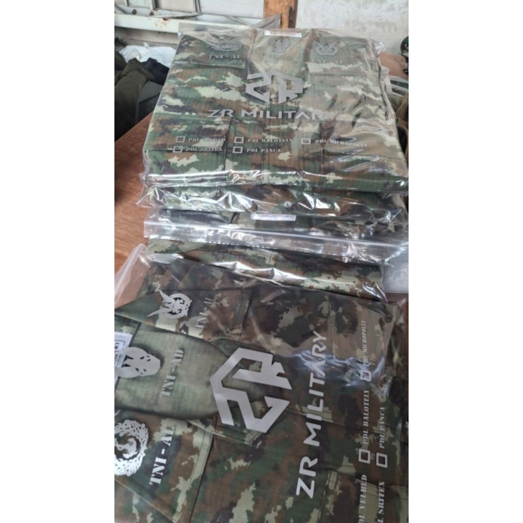 pdl TNI terbaru sage green (konveksi)