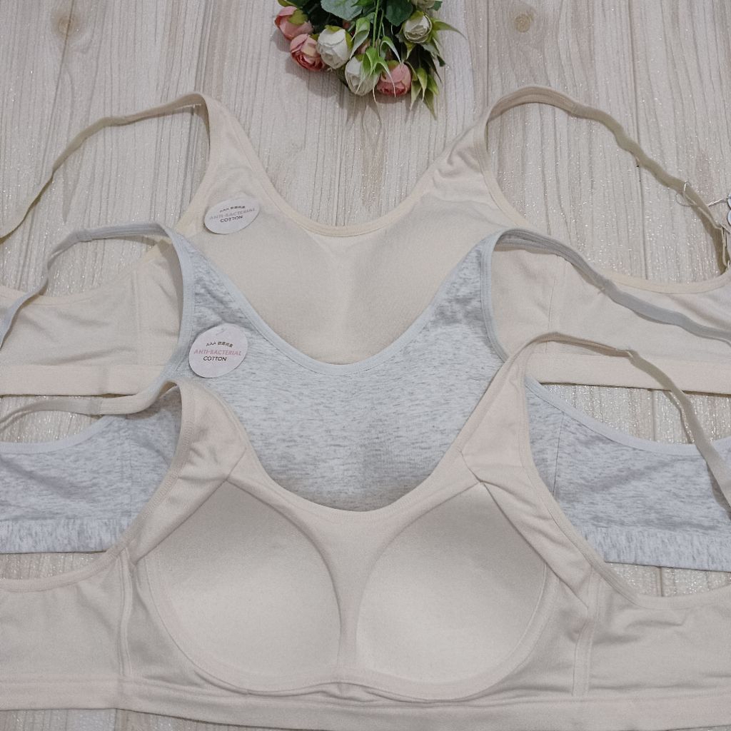 Young Hearts  Bra remaja Stage 2 tanpa kawat busa tipis