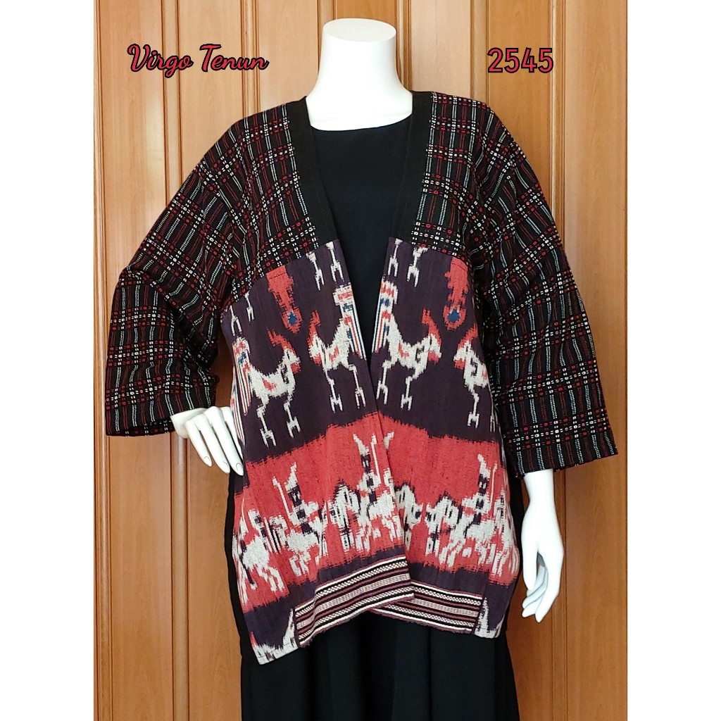 RTW 2545  Outer tenun Sumba NTT mixed tenun Baduy