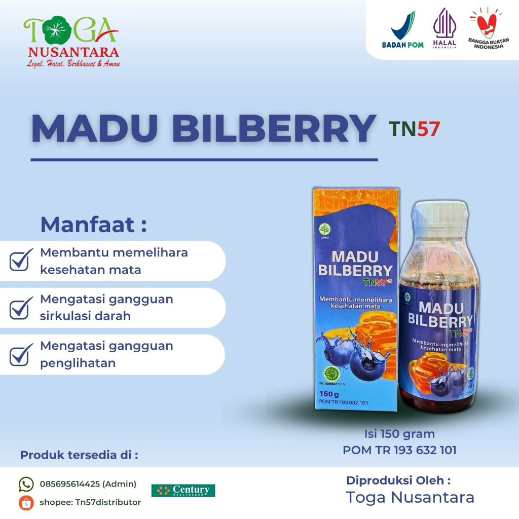Madu Bilberry TN57 150gram