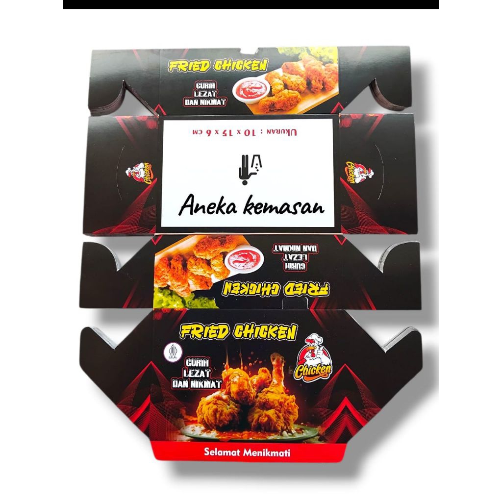DUS FRIED CHICKEN / BOX FRIED CHICKEN AYAM GEPREK / dus kfc