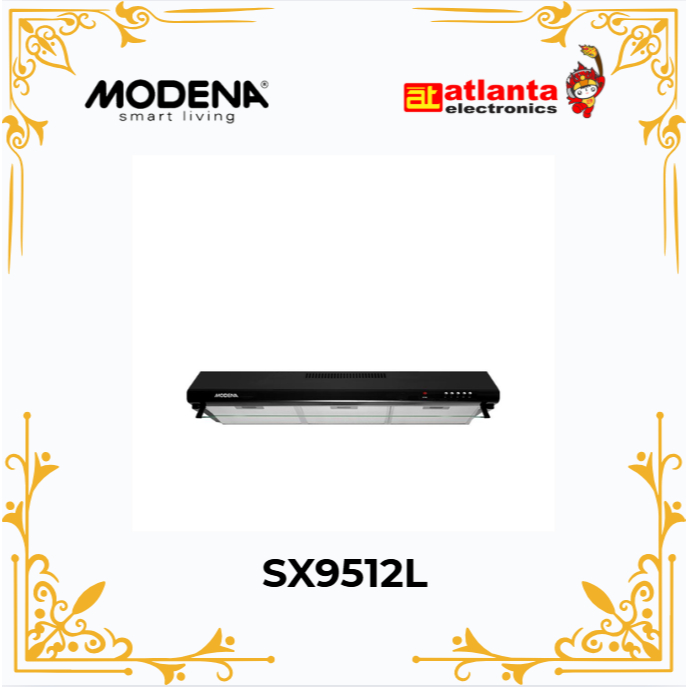 MODENA SX9512L Cooker Hood 90 cm Penghisap Asap Dapur