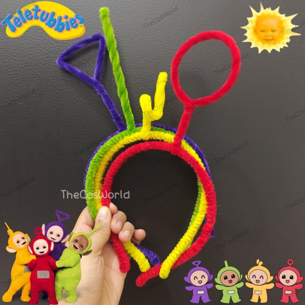 BANDO TELETUBBIES COSPLAY TINKY WINKY DIPSY LALA POO LUCU UNTUK ANAK DAN DEWASA BANDO TELETABIS