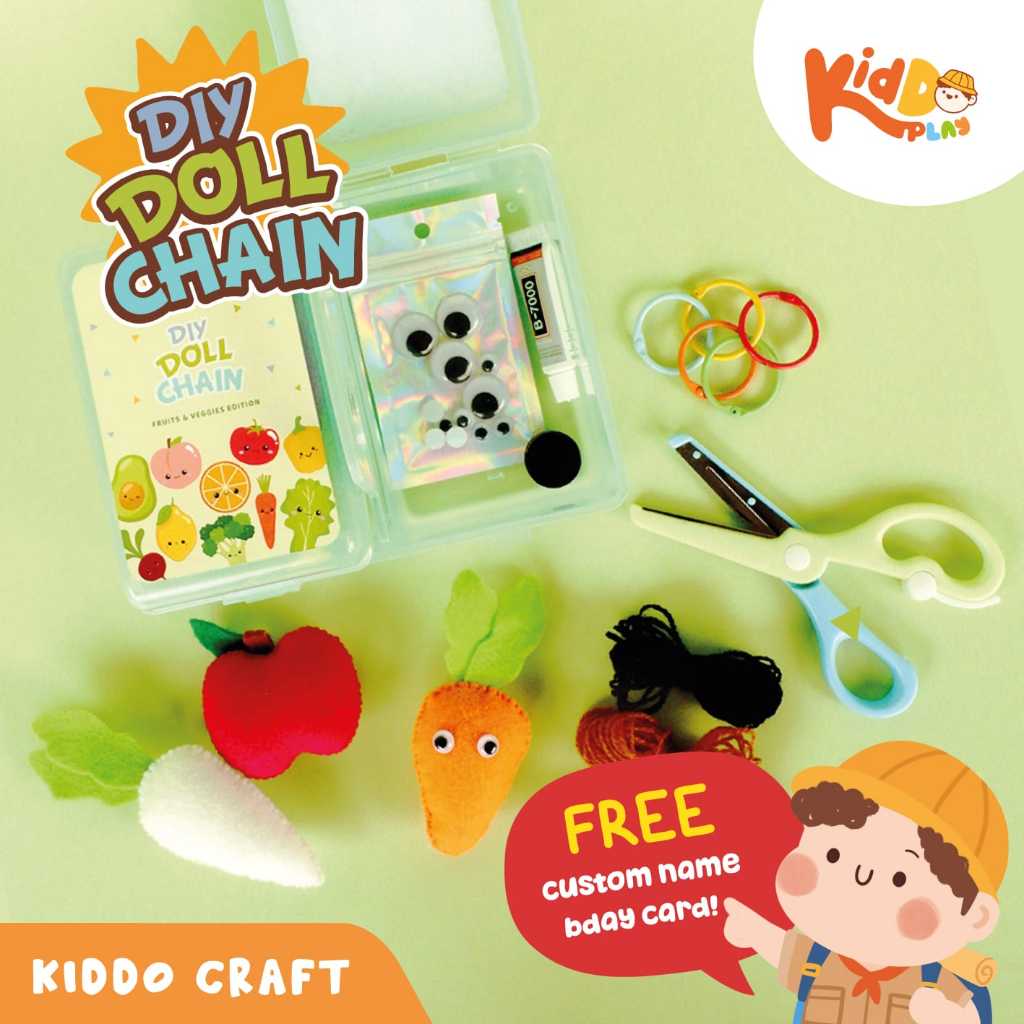 Mainan DIY Gantungan Kunci_DIY Doll Chain