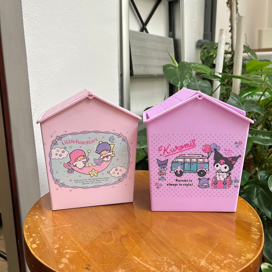 Tempat Sampah Mini Trash can Lucu Karakter Kartun Sanrio Kuromi Melody Cinnamorol Little Twin Star T