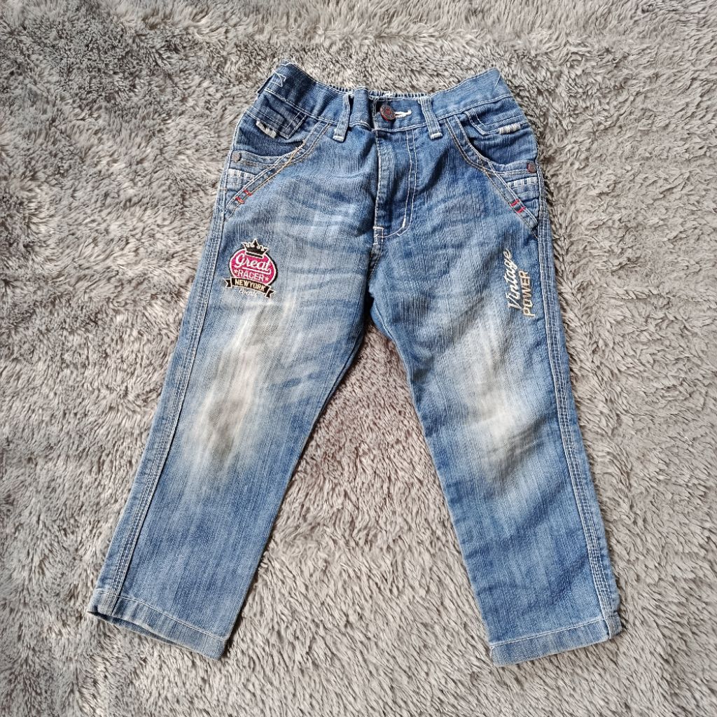preloved celana jeans panjang anak merk ria jaya / STAR 36
