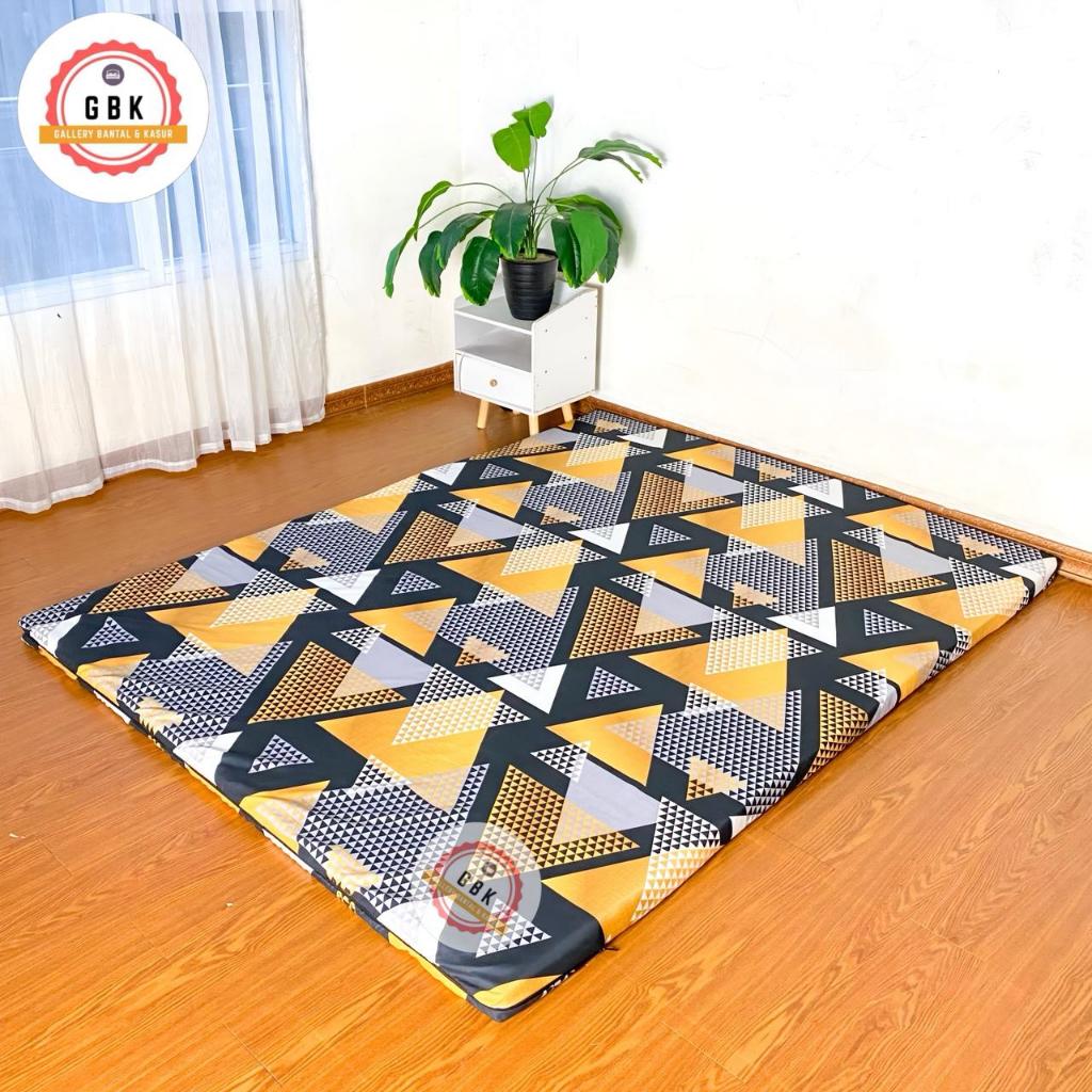 GBK Kasur Busa Lipat 150 x 180 x 3CM Plus Sarung Bantal FSB
