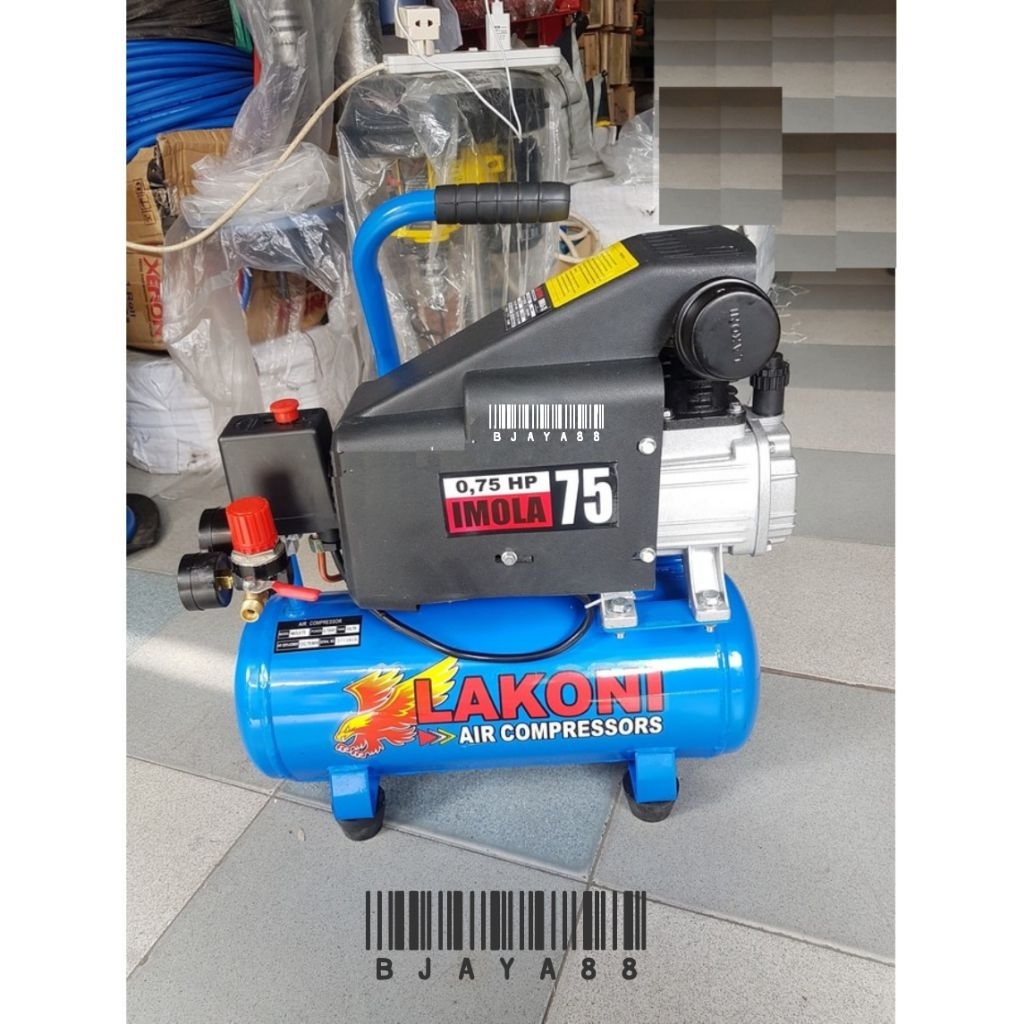 COMPRESSOR KOMPRESOR UDARA ANGIN LISTRIK 0,75 HP LAKONI IMOLA 75