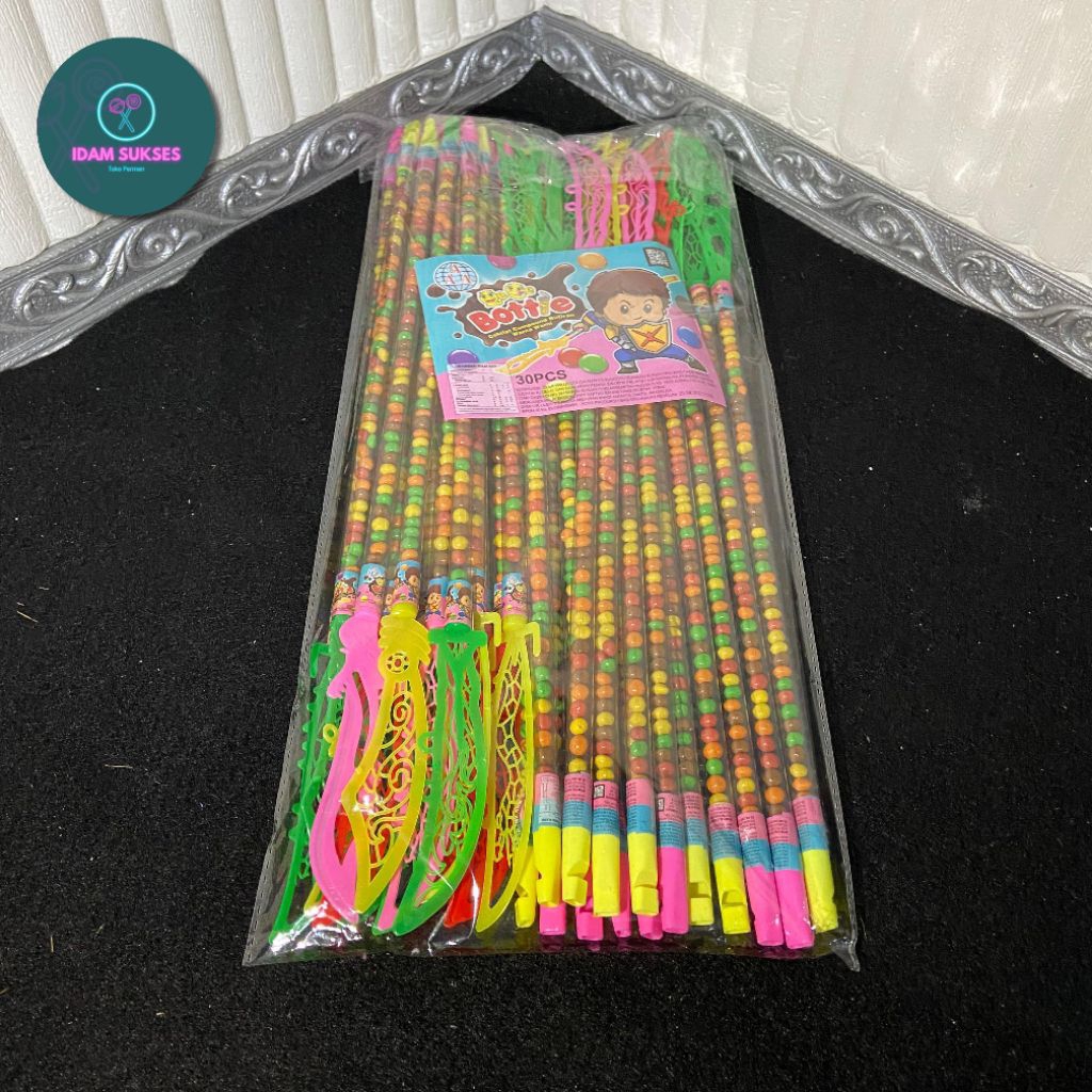 AAA permen coklat butiran compond bentuk pedang mainan isi 30 pcs 1 pack