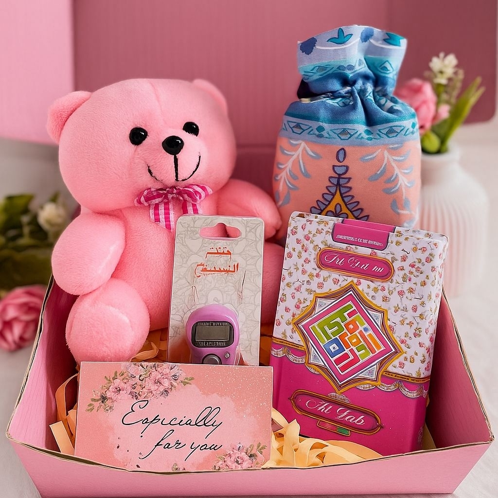 Kado Ulang Tahun Cewek Pink Estetik | Hampers Muslimah Lucu & Islami
