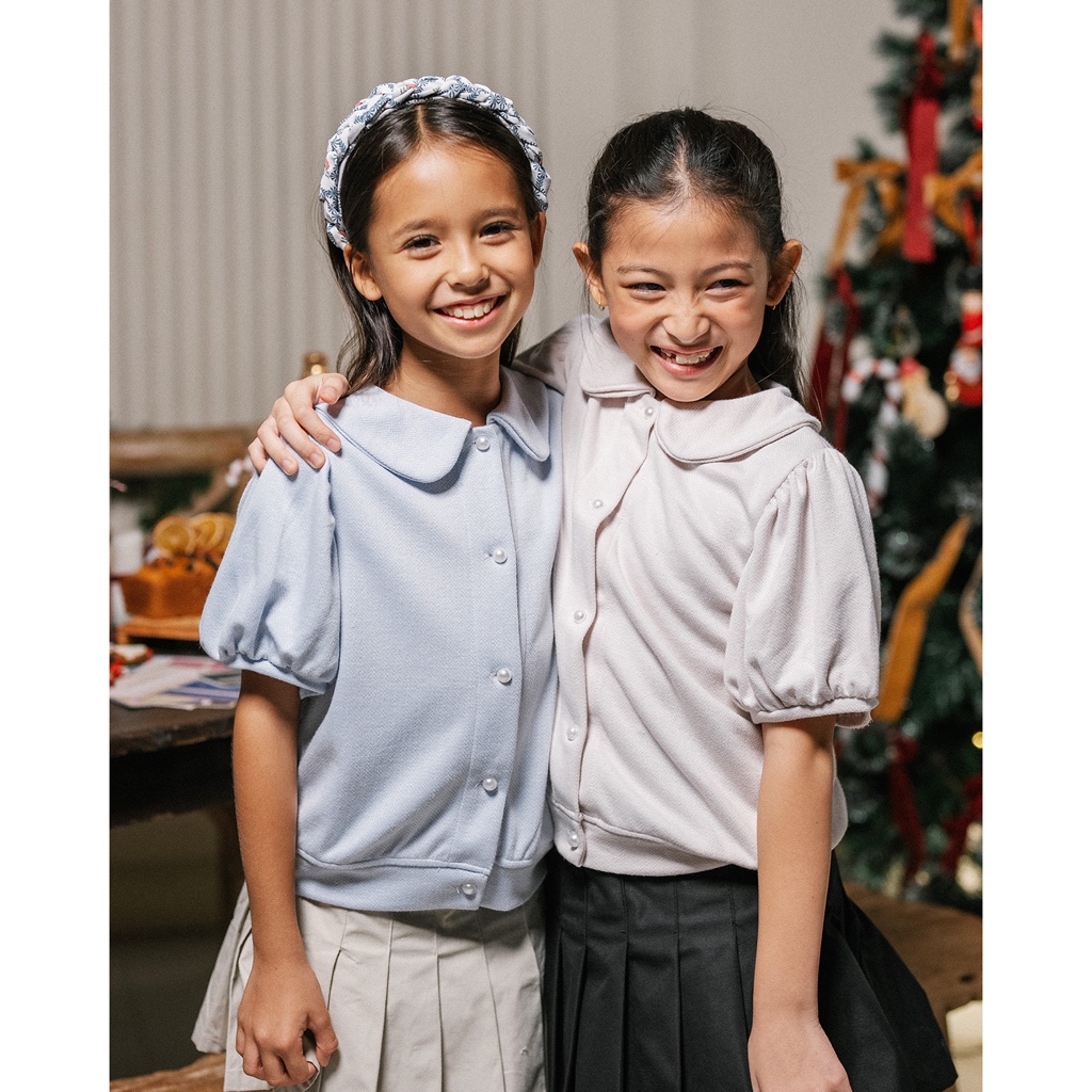 LEWIS EMMA - Lume Top (2-14 Tahun) Baju Anak Perempuan / Atasan Lengan Pendek