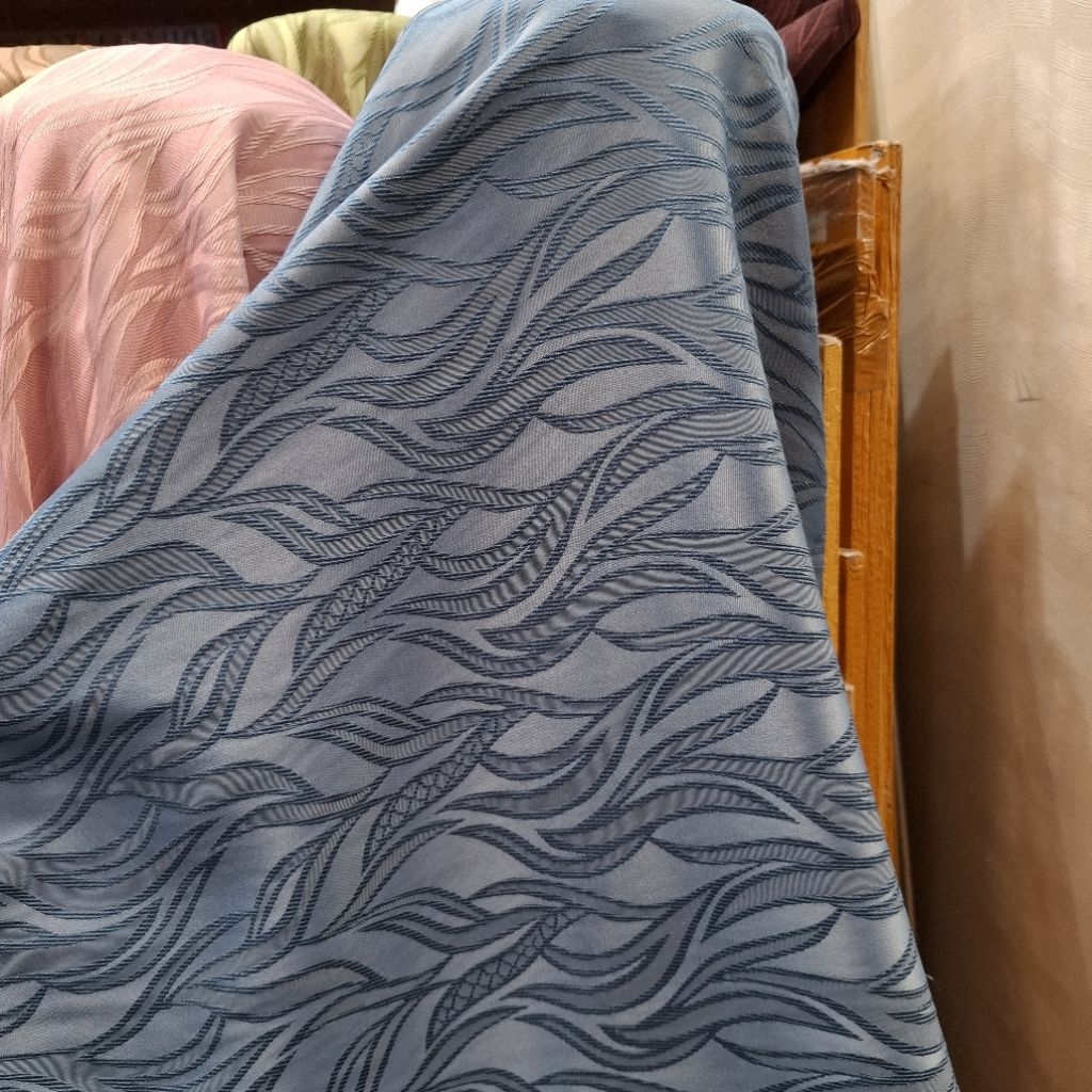 SALE Kain jaguard fukuro embos // bakal gamis, mukena, dress, kebaya, outer. dll