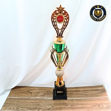 PIALA SATUAN MARMER BOLA OSLO BESAR | PIALA SATUAN MURAH TINGGI | PIALA TINGGI MODEL OSLO BESAR