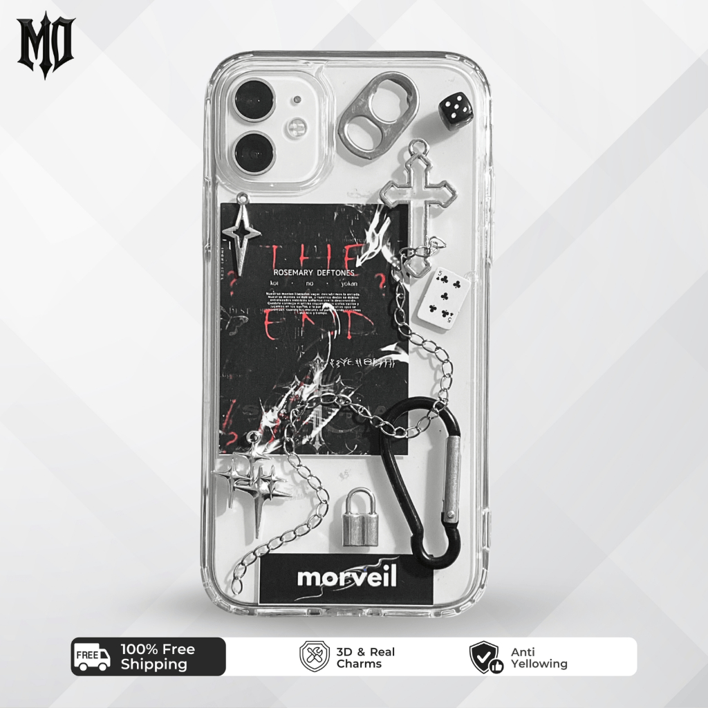 [morveil] Luxe - M31 CASE HP IPHONE ANDROID casing resin unik skena aesthetic keren gothic y2k