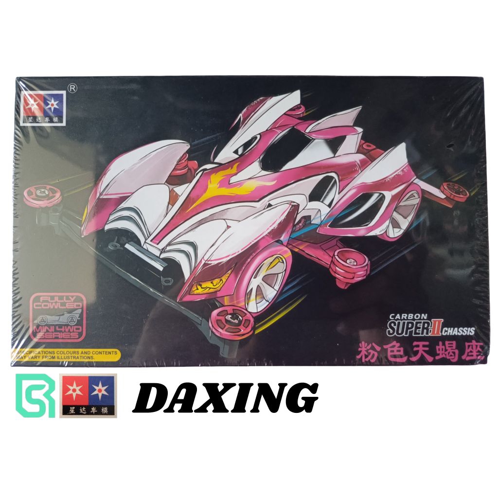 Tamiya Kit DAXING Shinning Scorpion Pink Chassis Tipe SUPER 2