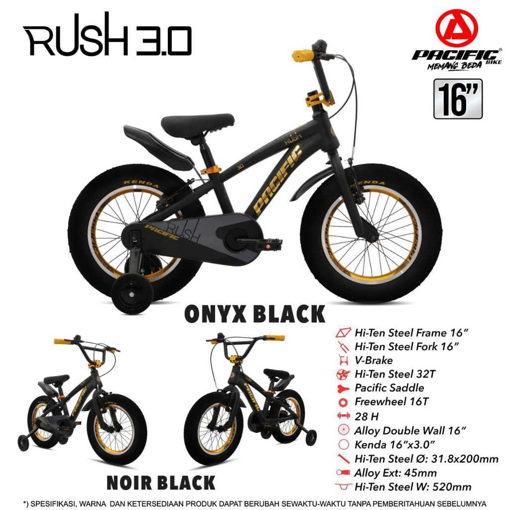 SEPEDA BMX 16" PACIFIC RUSH 3.0