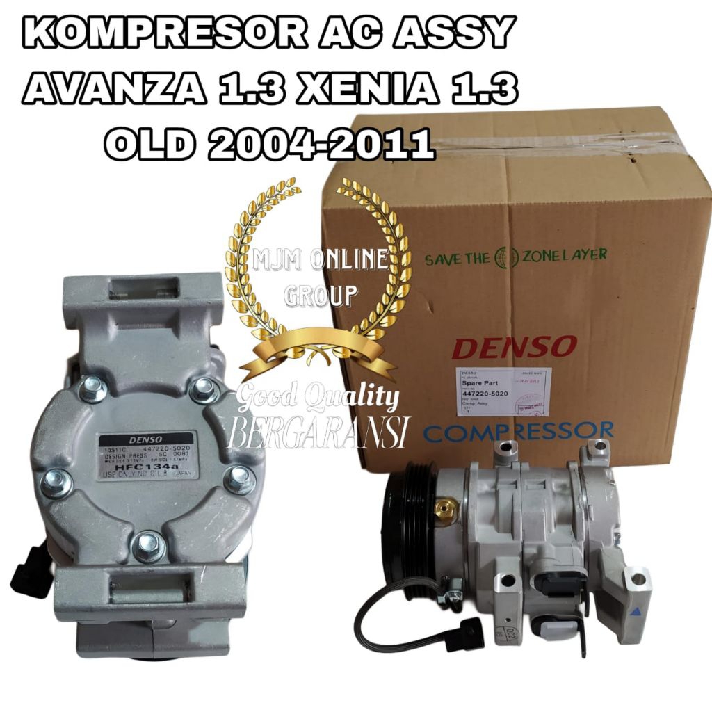 Kompresor Ac komplit Toyota Avanza 1300cc / Xenia 1300cc 2004-2011 asli