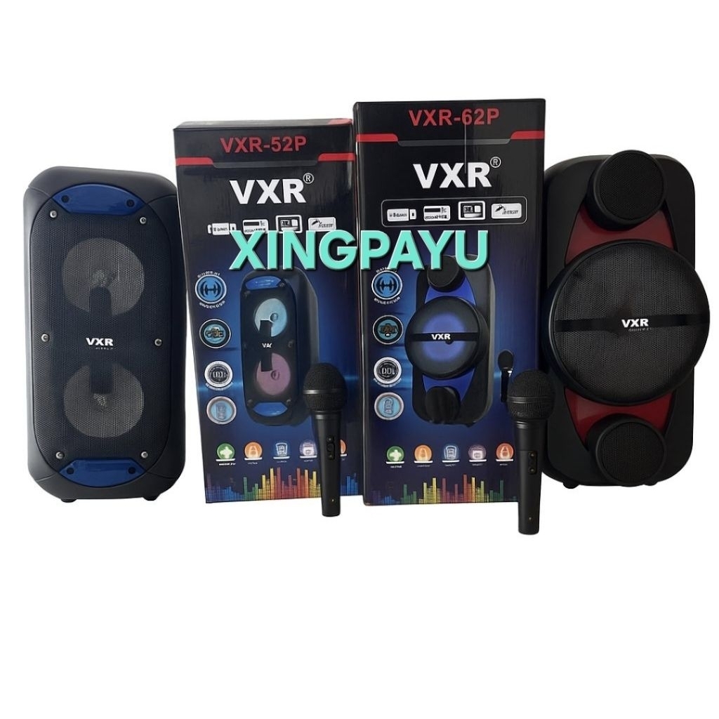 Speaker Portable VXR Free Mic kabel