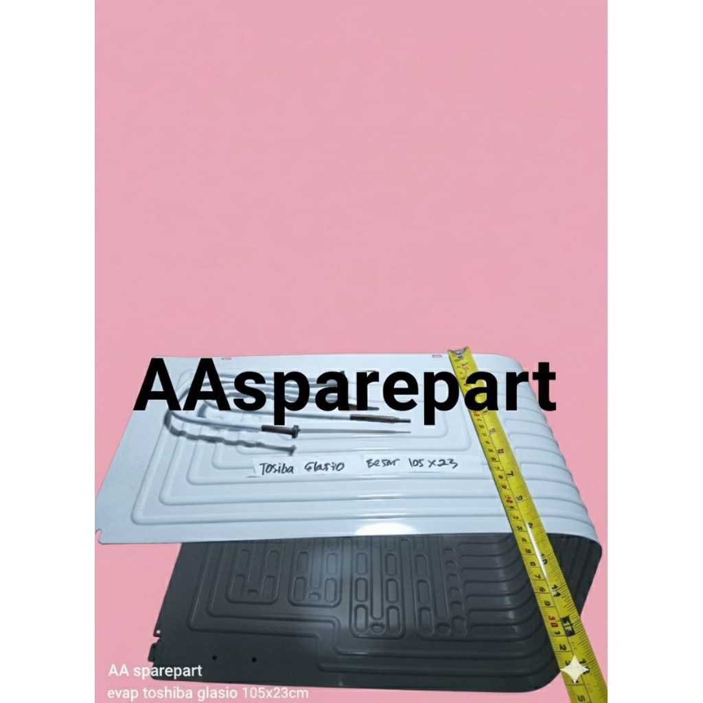 Evap kulkas toshiba glasio besar 105x23 / evaporator kulkas 1 pintu toshiba