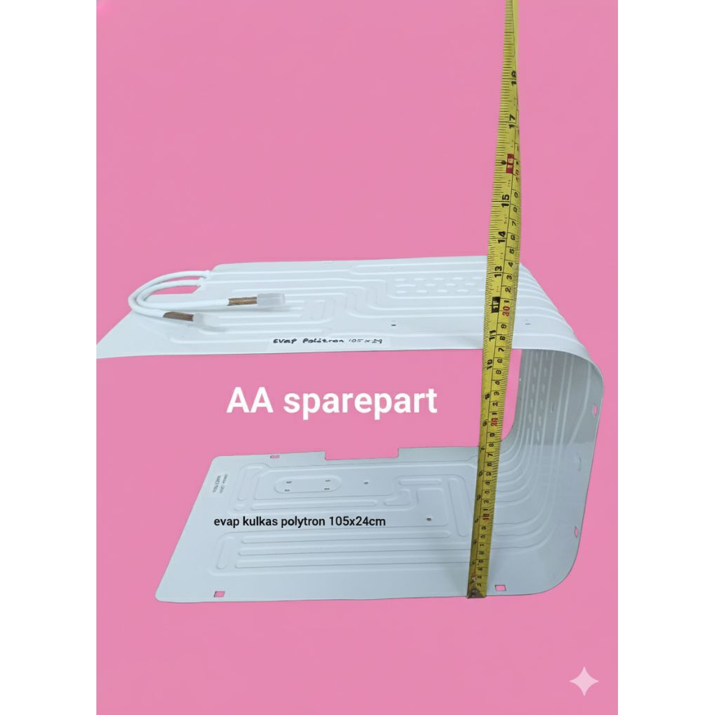 Evap kulkas polytron C besar 105x24 / Evaporator kulkas polytron 1 pintu 105x24