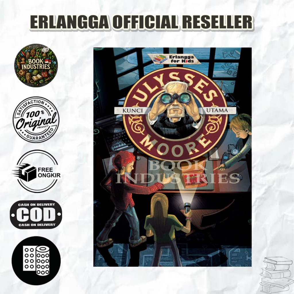 BEST SELLER - ULYSSES MOORE: KUNCI UTAMA - PIERDOMENICO BACCALARIO - ERLANGGA FOR KIDS