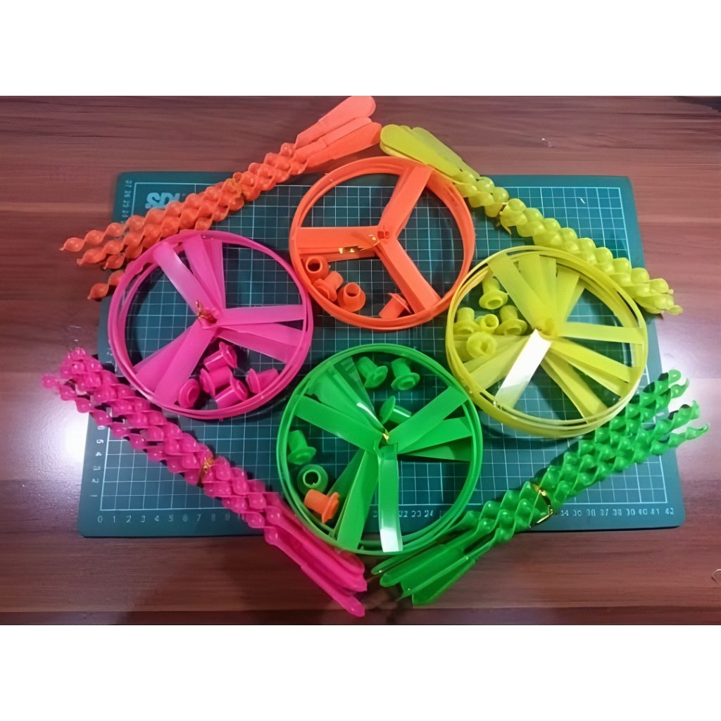 20 Pcs Mainan Baling-baling UFO Besar / Mainan Baling Baling Terbang