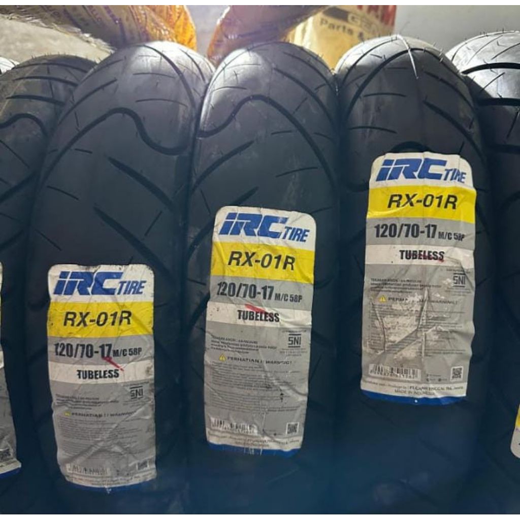 BAN TUBELESS IRC 120/70-17 RX-01R