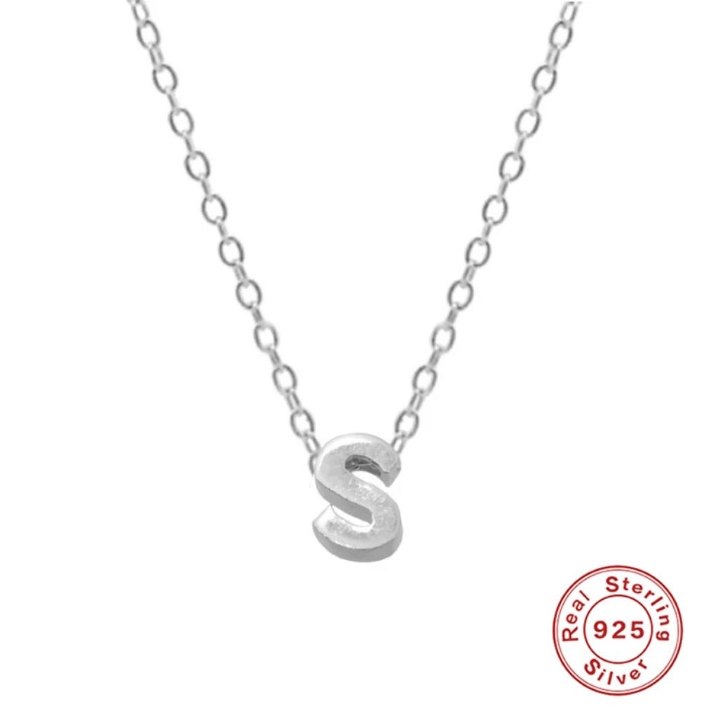 SILVER KALUNG ANAK ANAK TITANIUM HURUF NAMA KALAUNG & LIONTIN TITANIUM