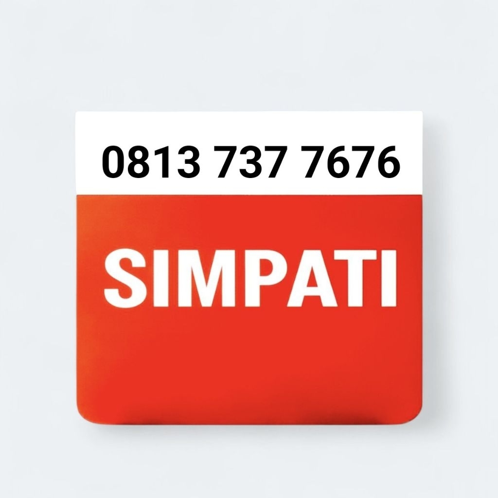 Kartu Perdana Telkomsel  Nomor Cantik simpati 11 digit ABAB CDCD Simpati 3737 7676