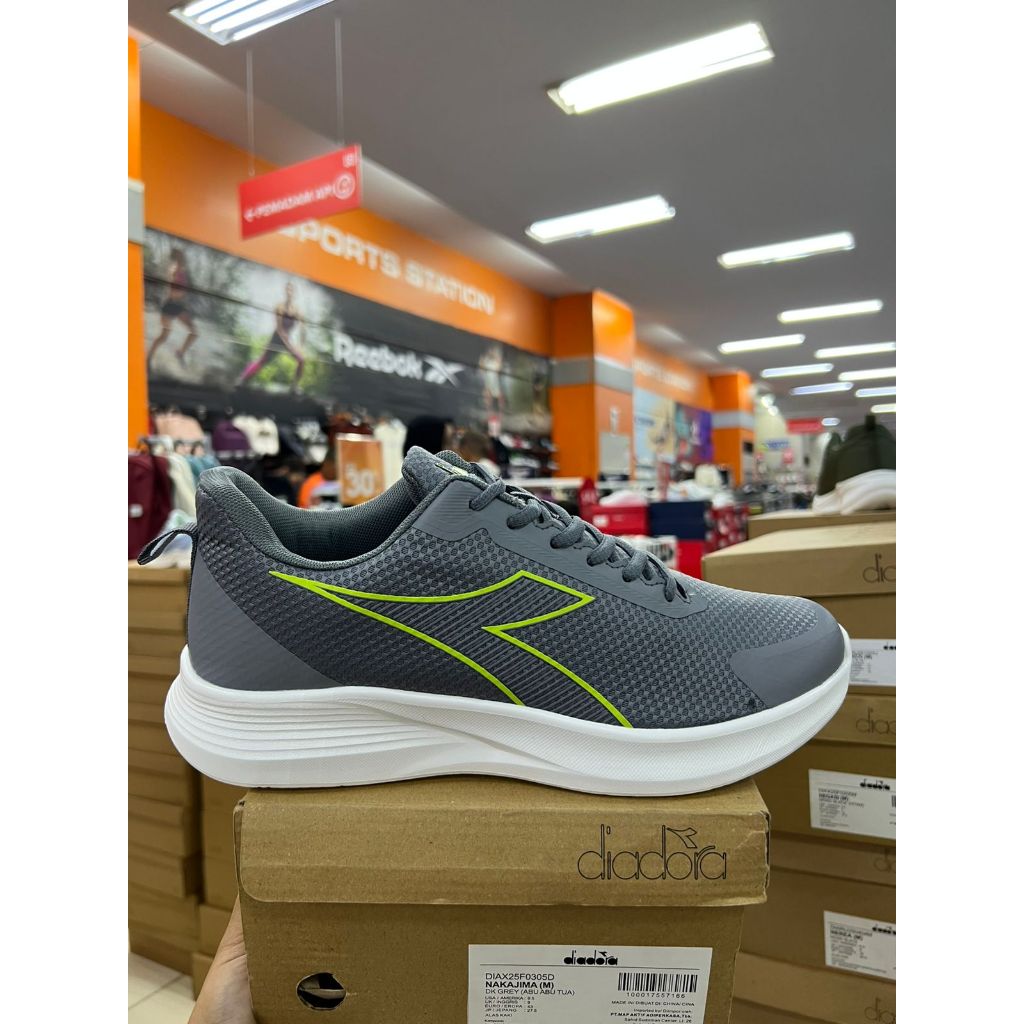 Diadora Nakajima Dk Grey Men Shoes Original