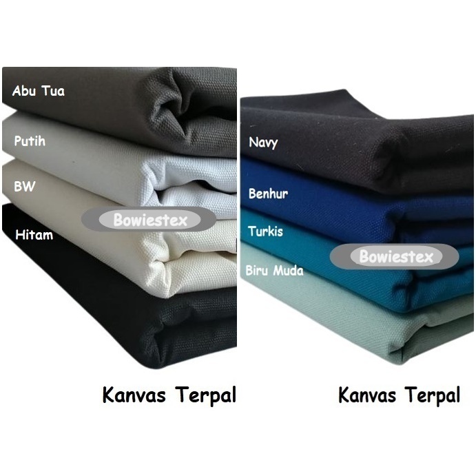 Kain Kanvas Polos Bahan Kanvas Polos