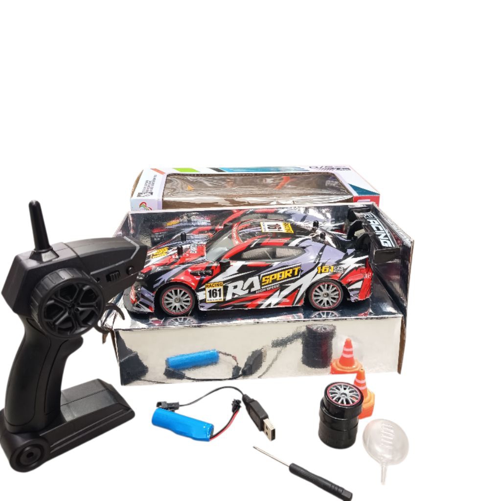 Drift Racing 4Wd Dan Jazz Drift Mainan Mobil Rc Free Ban Serap Dan Cone
