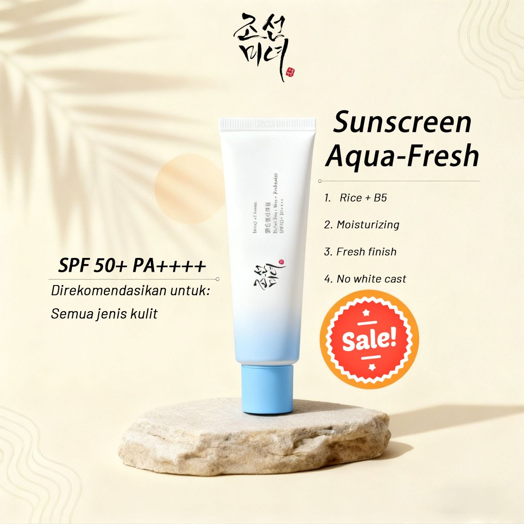 Beauty Of Joseon,Beauty Of Joseon Sunscreen,Beauty Of Joseon Sunscreen Aqua-Fresh : Rice + B5,Beauty